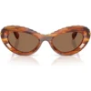 SWAROVSKI LENTES DE SOL SK6061U 51 MM MUJER | STRIPED HAVANA/DARK BROWN