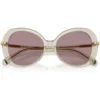 SWAROVSKI LENTES DE SOL MARIPOSA SK6059 55 MM MUJER |  TRANSPARENT BEIGE/VIOLET