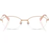 SWAROVSKI MONTURA OVAL SK1039D 54 MM MUJER | ROSE GOLD/DEMO LENS