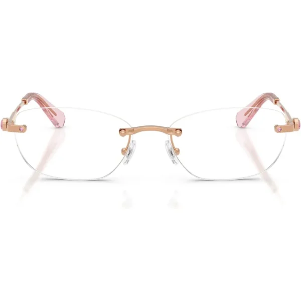 SWAROVSKI MONTURA OVAL SK1037 56 MM MUJER | ROSE GOLD/DEMO LENS