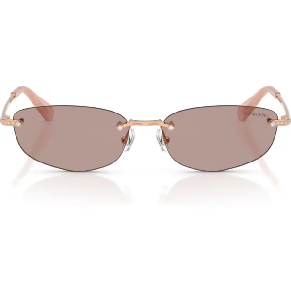 SWAROVSKI LENTES DE SOL SK7045D 57 MM MUJER | ROSE GOLD/LIGHT PURPLE BROWN