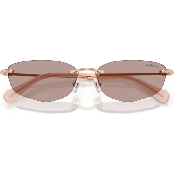 SWAROVSKI LENTES DE SOL SK7045D 57 MM MUJER | ROSE GOLD/LIGHT PURPLE BROWN