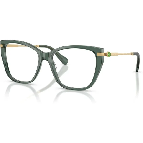SWAROVSKI MONTURA SK2060 53 MM MUJER | TRANSPARENT LIGHT GREEN/DEMO LENS