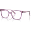 SWAROVSKI MONTURA CUADRADO SK2061 53 MM MUJER | TRANSPARENT AMETHYST/DEMO LENS