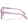 SWAROVSKI MONTURA CUADRADO SK2061 53 MM MUJER | TRANSPARENT AMETHYST/DEMO LENS