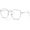 SWAROVSKI MONTURA CUADRADO SK1036 53 MM MUJER | SILVER/DEMO LENS