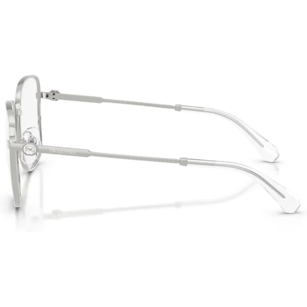 SWAROVSKI MONTURA CUADRADO SK1036 53 MM MUJER | SILVER/DEMO LENS