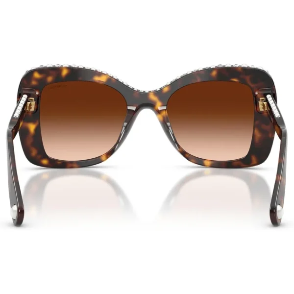 SWAROVSKI LENTES DE SOL MARIPOSA SK6062U 51 MM MUJER | HAVANA/CRYSTAL/GRADIENT BROWN