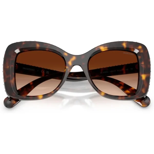 SWAROVSKI LENTES DE SOL MARIPOSA SK6062U 51 MM MUJER | HAVANA/CRYSTAL/GRADIENT BROWN
