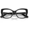 SWAROVSKI MONTURA MARIPOSA SK2066U 53 MM MUJER | BLACK/SILVER/DEMO LENS