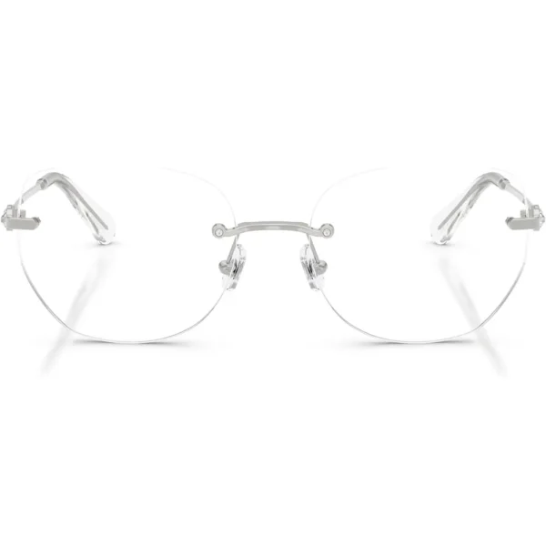 SWAROVSKI MONTURA SK1038 54 MM MUJER | SILVER/DEMO LENS