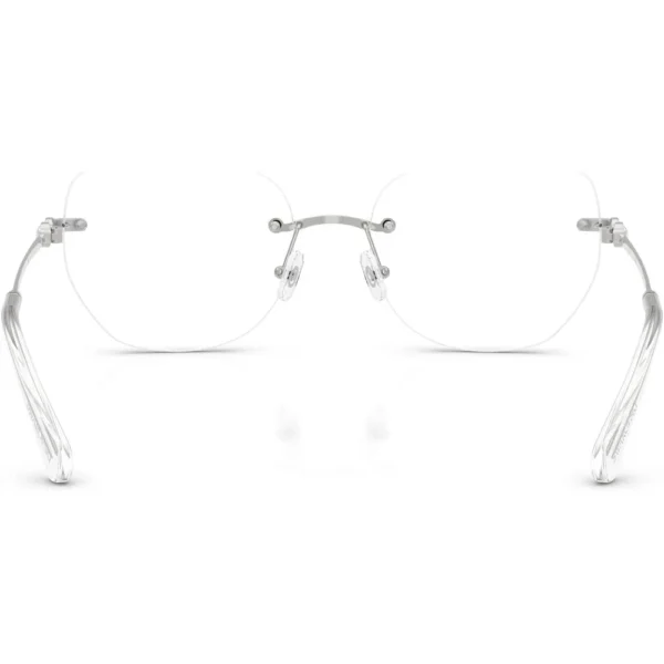 SWAROVSKI MONTURA SK1038 54 MM MUJER | SILVER/DEMO LENS