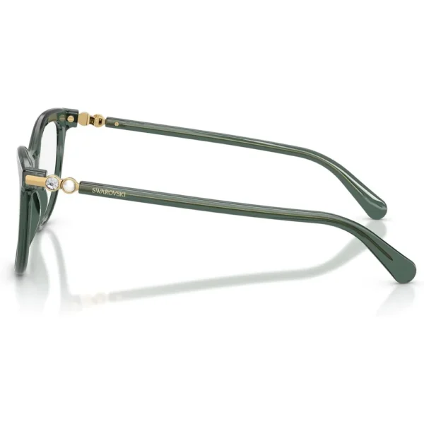 SWAROVSKI MONTURA SK2064 51 MM MUJER | TRANSPARENT GREEN/DEMO LENS
