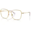 SWAROVSKI MONTURA CUADRADO SK1036 55 MM MUJER | GOLD/LIGHT VIOLET/DEMO LENS