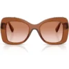 SWAROVSKI LENTES DE SOL MARIPOSA SK6062U 51 MM MUJER | TRANSPARENT BROWN/GRADIENT BROWN