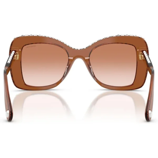 SWAROVSKI LENTES DE SOL MARIPOSA SK6062U 51 MM MUJER | TRANSPARENT BROWN/GRADIENT BROWN