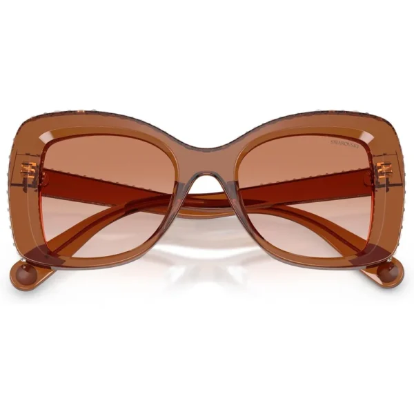 SWAROVSKI LENTES DE SOL MARIPOSA SK6062U 51 MM MUJER | TRANSPARENT BROWN/GRADIENT BROWN