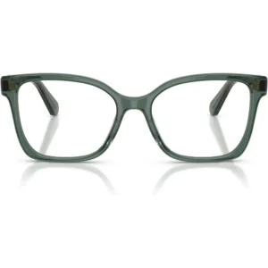 SWAROVSKI MONTURA CUADRADO SK2061 55 MM MUJER | TRANSPARENT GREEN/DEMO LENS