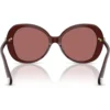 SWAROVSKI LENTES DE SOL SK6059 55 MM MUJER | TRANSPARENT BURGUNDY/DARK VIOLET