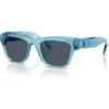 SWAROVSKI LENTES DE SOL SK6056U 50 MM MUJER | LIGHT TRANSPARENT BLUE/DARK GREY
