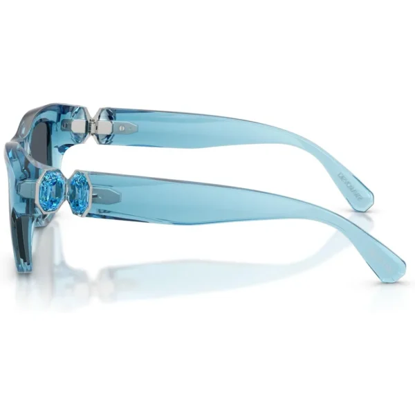 SWAROVSKI LENTES DE SOL SK6056U 50 MM MUJER | LIGHT TRANSPARENT BLUE/DARK GREY