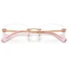 SWAROVSKI MONTURA OVAL SK1037 54 MM MUJER | ROSE GOLD/DEMO LENS