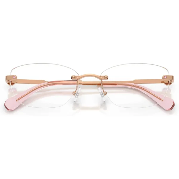 SWAROVSKI MONTURA OVAL SK1037 54 MM MUJER | ROSE GOLD/DEMO LENS