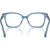 SWAROVSKI MONTURA CUADRADO SK2061 55 MM MUJER | TRANSPARENT BLUE/DEMO LENS