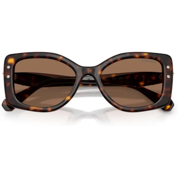 SWAROVSKI LENTES DE SOL CUADRADO SK6058U 54 MM MUJER | HAVANA/DARK BROWN