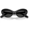 SWAROVSKI LENTES DE SOL SK6061U 51 MM MUJER | BLACK/CRYSTAL/DARK GREY