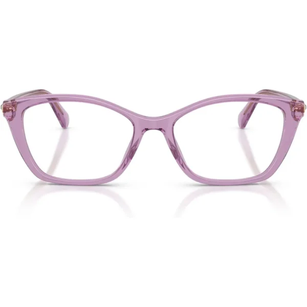 SWAROVSKI MONTURA CUADRADO SK2065 54 MM MUJER | TRANSPARENT AMETHYST/DEMO LENS