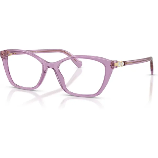 SWAROVSKI MONTURA CUADRADO SK2065 54 MM MUJER | TRANSPARENT AMETHYST/DEMO LENS