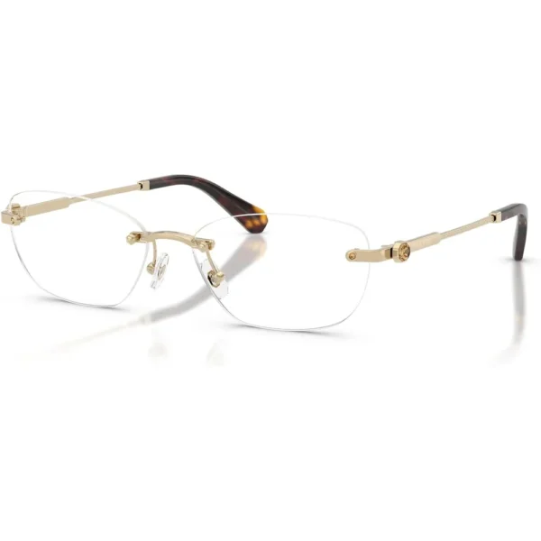 SWAROVSKI MONTURA OVAL SK1037 56 MM MUJER | PALE GOLD/DEMO LENS