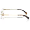 SWAROVSKI MONTURA OVAL SK1037 56 MM MUJER | PALE GOLD/DEMO LENS