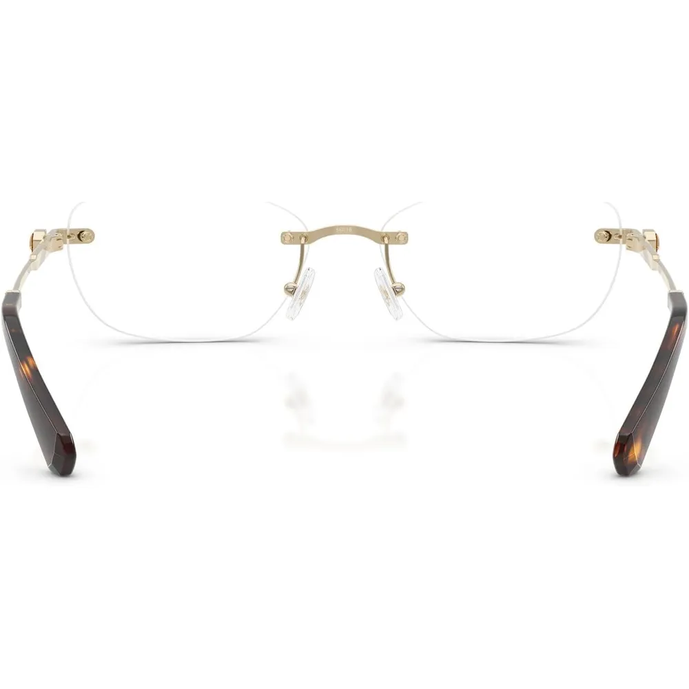 SWAROVSKI MONTURA OVAL SK1037 56 MM MUJER | PALE GOLD/DEMO LENS - Imagen 5