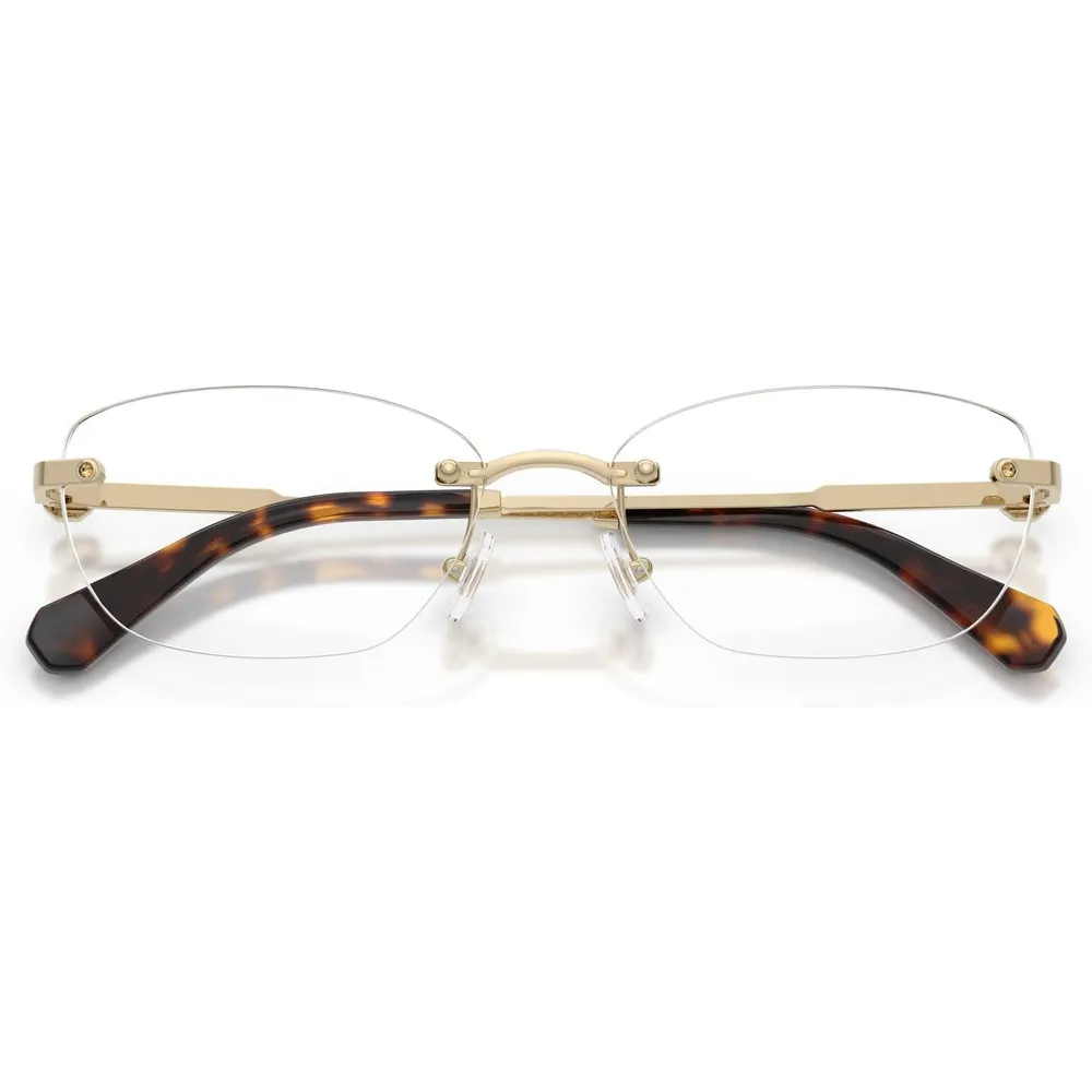 SWAROVSKI MONTURA OVAL SK1037 56 MM MUJER | PALE GOLD/DEMO LENS - Imagen 6