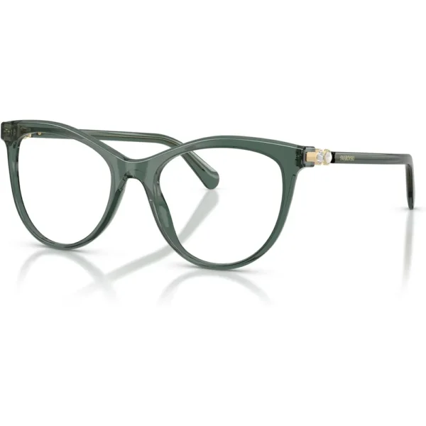 SWAROVSKI MONTURA SK2064 53 MM MUJER | TRANSPARENT GREEN/DEMO LENS