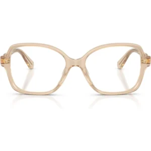 SWAROVSKI MONTURA CUADRADO SK2063 56 MM MUJER | MILKY BEIGE/DEMO LENS
