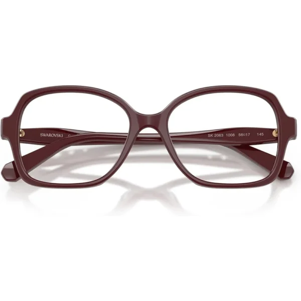 b0gl4tp2ng_4_webp.webp SWAROVSKI MONTURA CUADRADO SK2063 56 MM MUJER | BURGUNDY/DEMO LENS
