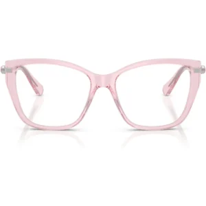 SWAROVSKI MONTURA SK2060 53 MM MUJER | TRANSPARENT PINK/DEMO LENS