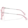 SWAROVSKI MONTURA SK2060 53 MM MUJER | TRANSPARENT PINK/DEMO LENS