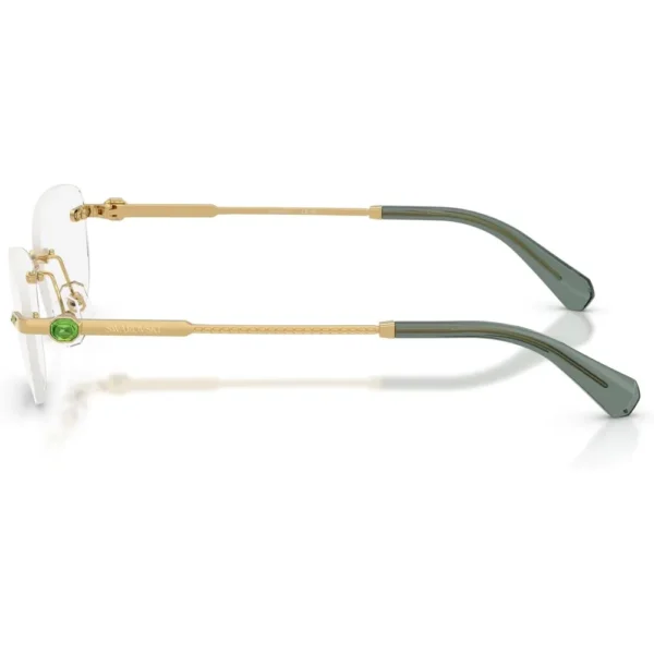 SWAROVSKI MONTURA OVAL SK1037 54 MM MUJER | GOLD/DEMO LENS