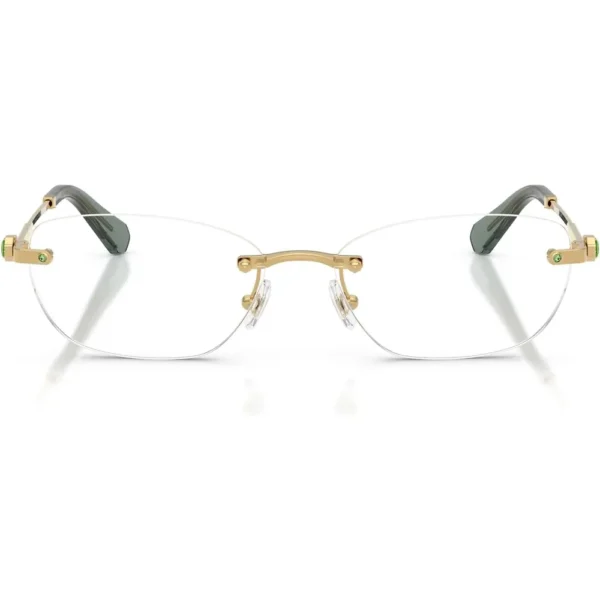 SWAROVSKI MONTURA OVAL SK1037 56 MM MUJER | GOLD/DEMO LENS