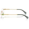 SWAROVSKI MONTURA OVAL SK1037 56 MM MUJER | GOLD/DEMO LENS