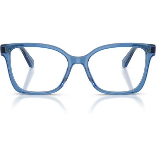 SWAROVSKI MONTURA CUADRADO SK2061 53 MM MUJER | TRANSPARENT BLUE/DEMO LENS