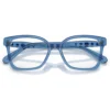 SWAROVSKI MONTURA CUADRADO SK2061 53 MM MUJER | TRANSPARENT BLUE/DEMO LENS