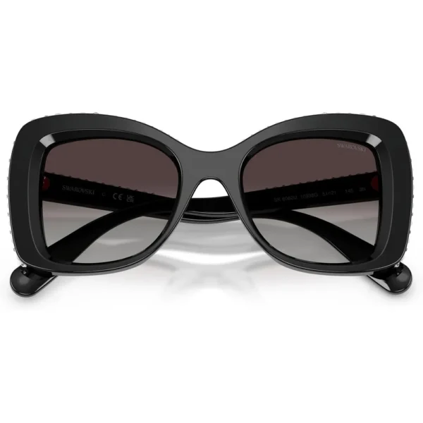 SWAROVSKI LENTES DE SOL MARIPOSA SK6062 51 MM MUJER | BLACK/GRADIENT GREY