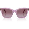 SWAROVSKI LENTES DE SOL CUADRADO SK6063F 54 MM MUJER | TRANSPARENT AMETHYST/VIOLET GRADIENT