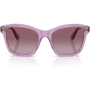 SWAROVSKI LENTES DE SOL CUADRADO SK6063F 54 MM MUJER | TRANSPARENT AMETHYST/VIOLET GRADIENT