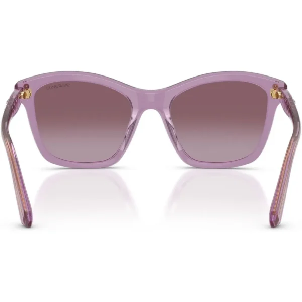 SWAROVSKI LENTES DE SOL CUADRADO SK6063F 54 MM MUJER | TRANSPARENT AMETHYST/VIOLET GRADIENT